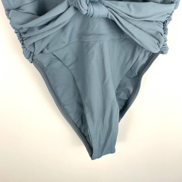 L*SPACE X Hanna Montazami Penelope One Piece Swimsuit Slated Glass Small New - Picture 8 of 15